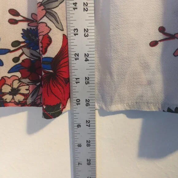 Zeagoo Sleeveless Floral Chiffon Top Size XL - Loose Fit - Picture 6 of 7